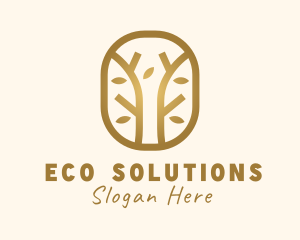 Environment - Gold Forest Environment logo design