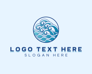 Coast - Beach Wave Coast logo design