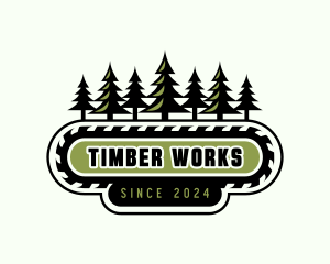 Sawmill - Sawmill Logging Chainsaw logo design