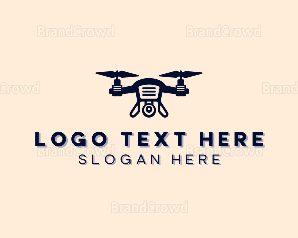 Flying Camera Drone Logo