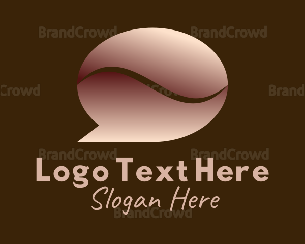 Coffee Bean Chat Logo