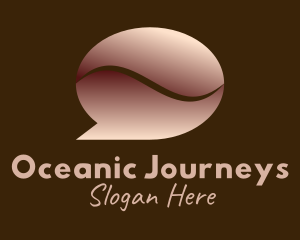 Coffee Bean Chat Logo