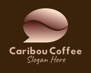 Coffee Bean Chat logo design