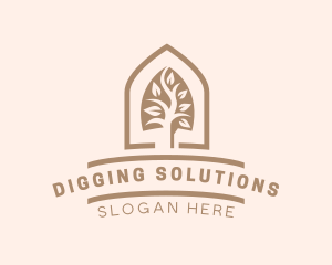 Shovel Plant Landscaping logo design