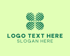 Vegan - Vegan Leaf Clover logo design