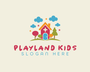 Educational Kids Daycare logo design