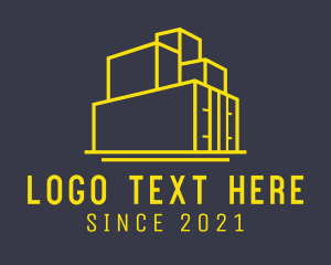 Freight - Container Freight Warehouse logo design