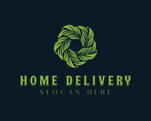 Organic Herbal Leaves Logo