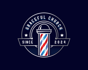 Barber Haircut Grooming Logo