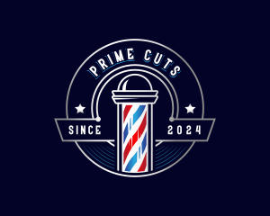 Barber Haircut Grooming logo design