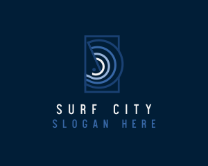 Ocean Wave Getaway logo design