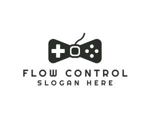 Controller Bow Tie logo design