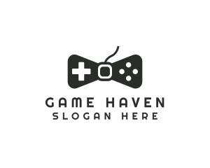 Playstation - Controller Bow Tie logo design