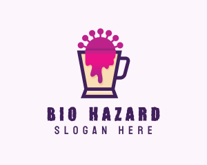 Pathogen - Slimy Virus Blender logo design
