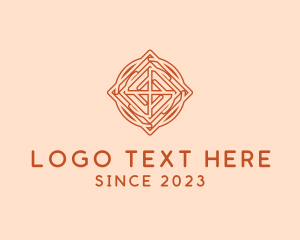 Viking - Geometric Viking Tile logo design