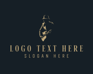 Instrument - Musician Guitar Performer logo design