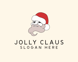 Santa - Christmas Holiday Santa logo design