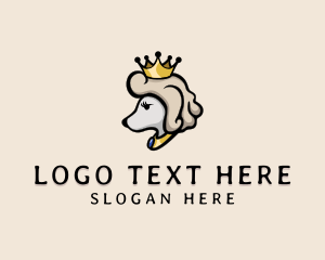 Pet Store - Royal Poodle Dog logo design
