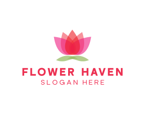 Lotus Flower Spa  logo design