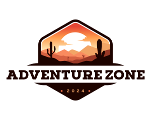 Desert Mountain Adventure logo design