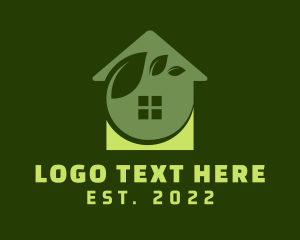 House - House Garden Landscaping logo design