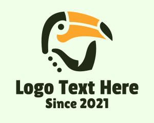 Wildlife Conservation - Toucan Bird Beak logo design