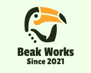 Beak - Toucan Bird Beak logo design