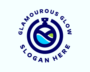 Glamourous - Designer Perfume Bottle logo design