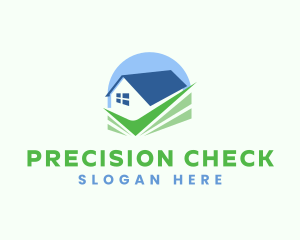 House Property Checkmark logo design