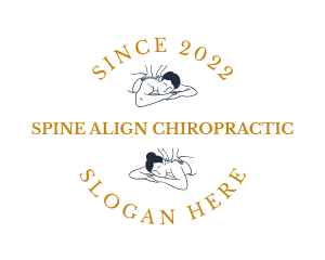 Chiropractor - Wellness Massage Therapist logo design