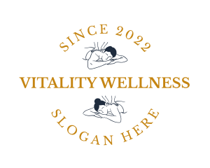 Wellness Massage Therapist logo design