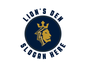 Lion Crown Royalty logo design