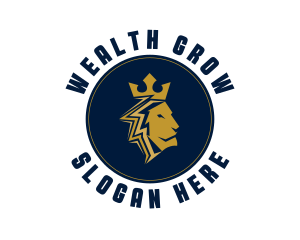 Lion Crown Royalty logo design