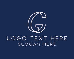 Monoline - Feminine Upscale Letter G logo design
