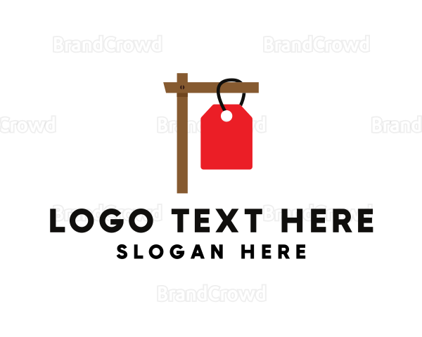 Sign Discount Hangtag Logo