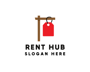 Rent - Sign Discount Hangtag logo design