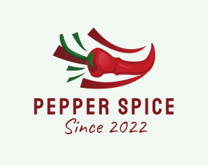 Pepper - Spicy Pepper Punch logo design
