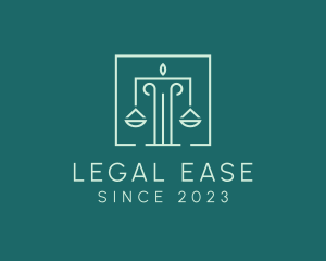 Law - Law Justice Pillar logo design