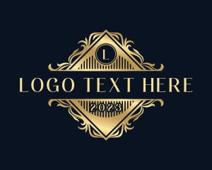 Classic - Elegant Ornamental Floral logo design