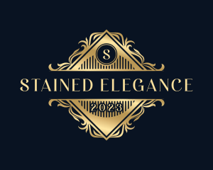 Elegant Ornamental Floral logo design