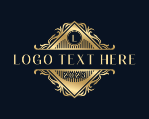 Elegant Ornamental Floral Logo