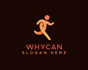 Jogger Running Athlete Logo