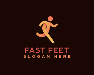 Running - Jogger Running Athlete logo design