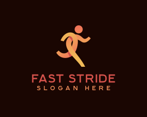 Running - Jogger Running Athlete logo design