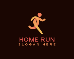 Jogger Running Athlete logo design