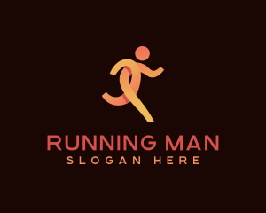 Jogger Running Athlete logo design