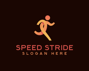 Jogger Running Athlete logo design