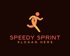 Jogger Running Athlete logo design