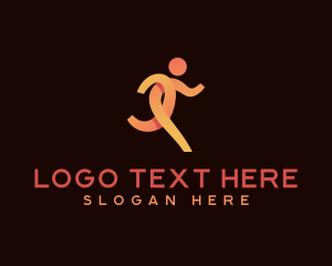 Athletic - Jogger Running Athlete logo design