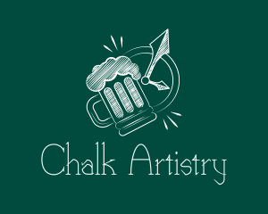 Chalk - Chalk Board Beer logo design